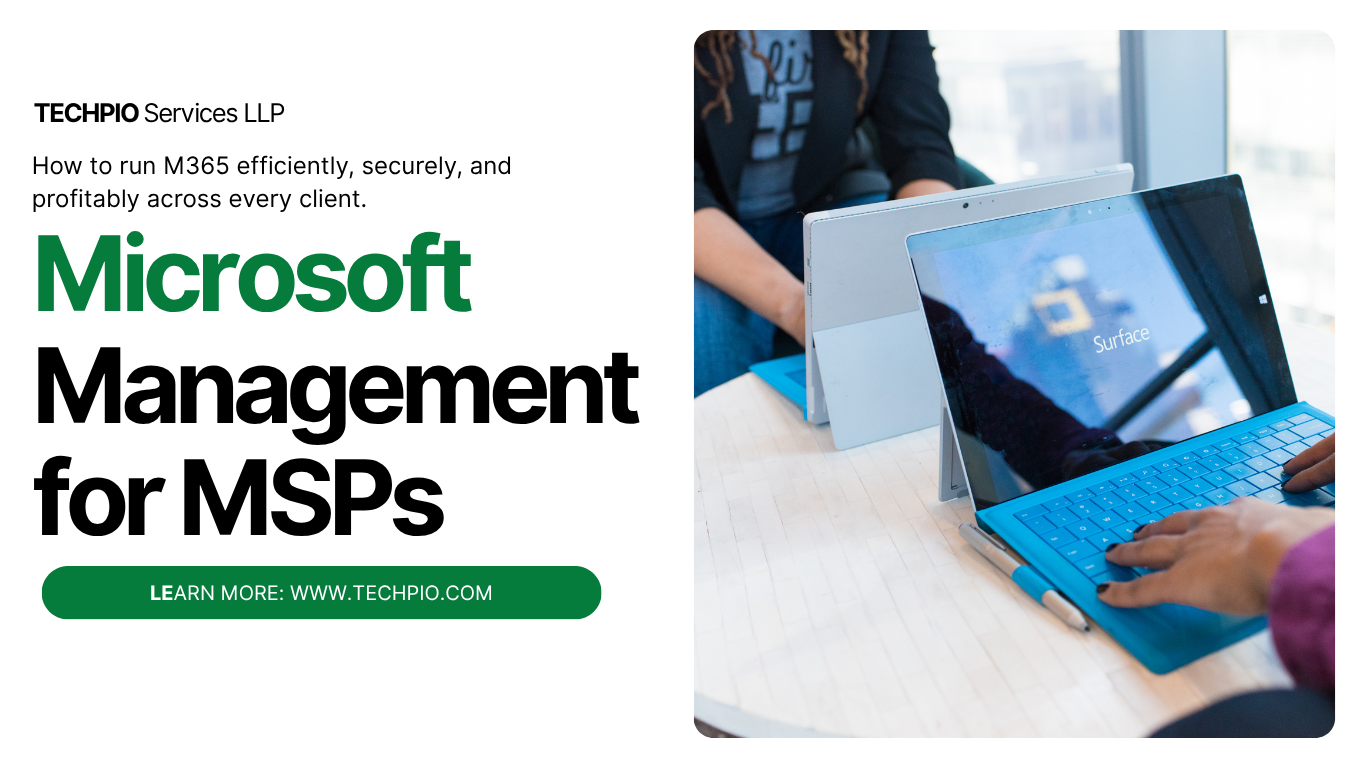 Microsoft 365 management for MSPs dashboard