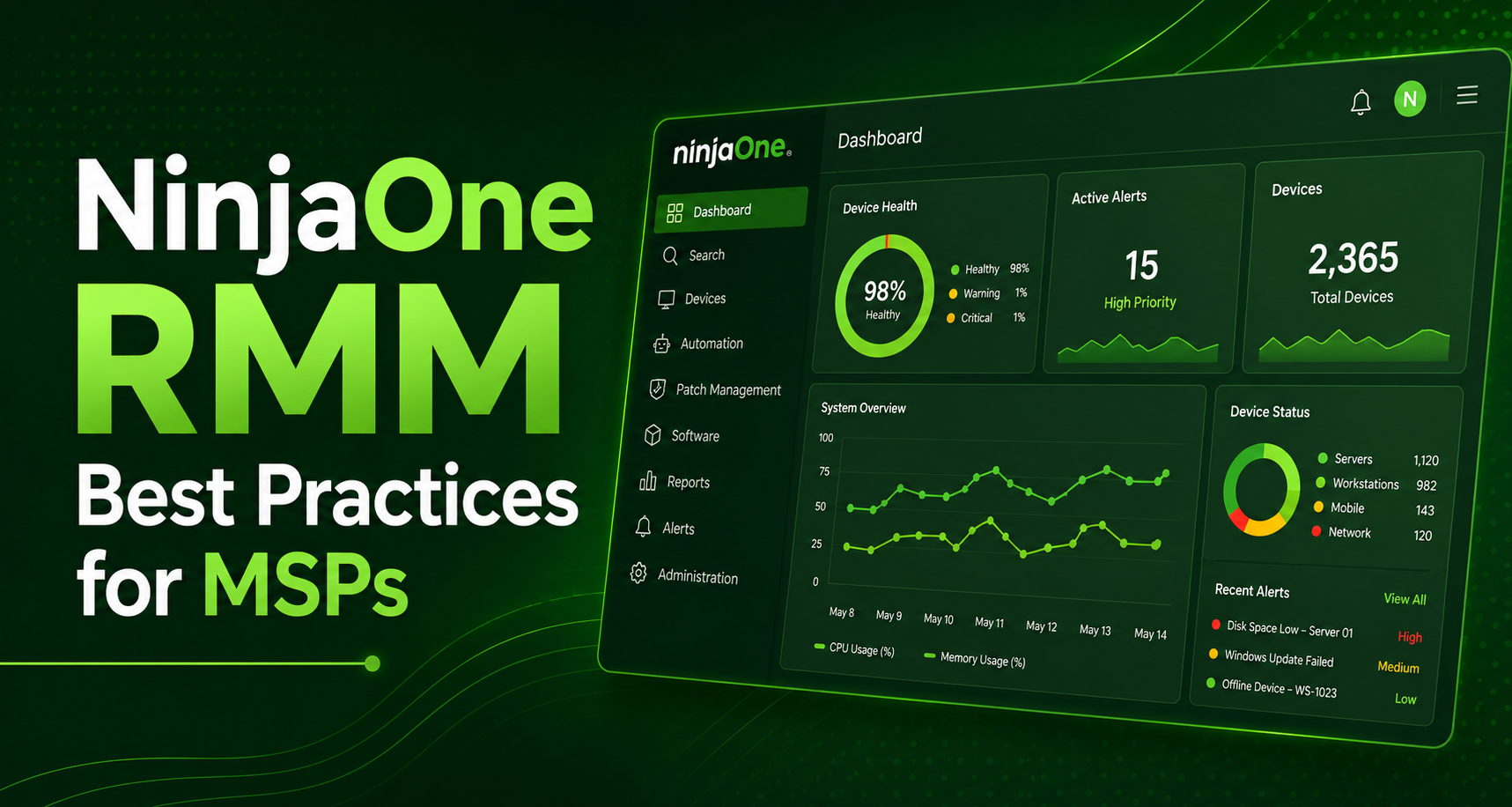 NinjaOne RMM Best Practices for MSPs